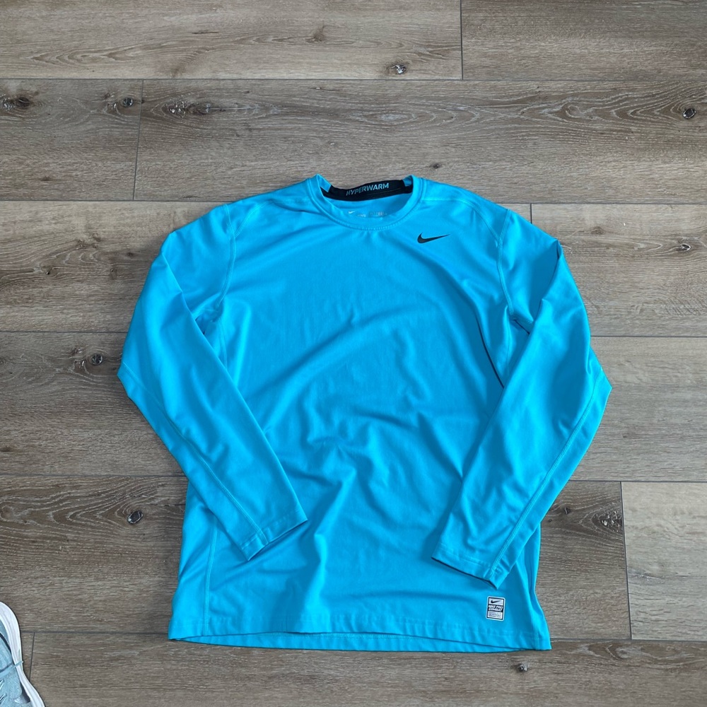 Nike Mens Pro Combat Hyperwarm Thermal Long Sleeve Shirt